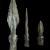 Three Bronze Spearheads